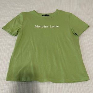 Matcha Latte Zara Shirt